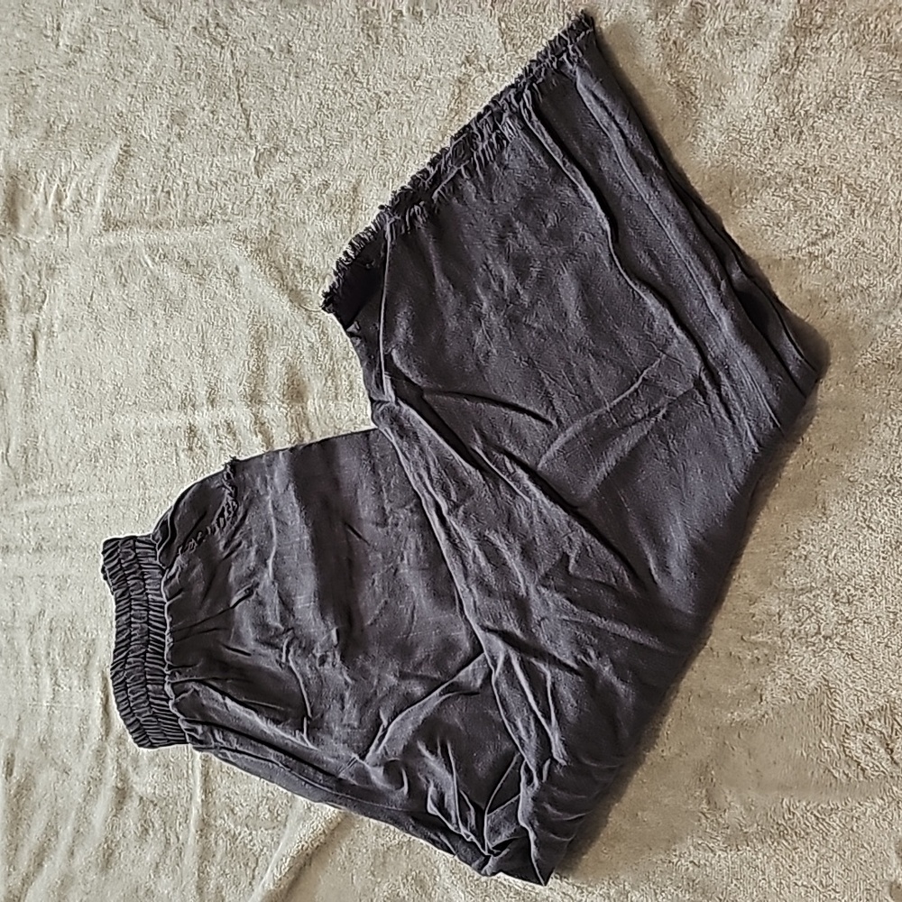 Pink Lily Linen Pants